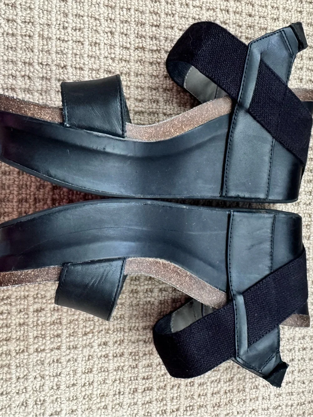 OTBT ladies  8 1/2 leather wedges